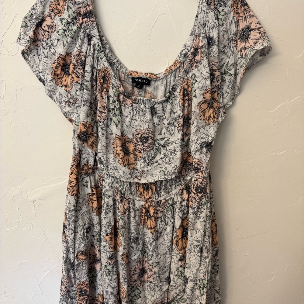 Torrid Floral Print Women's Top - Multicolor